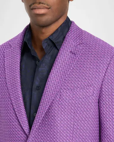 Etro Men's Camo Knit Jacket | Thumbnail 5