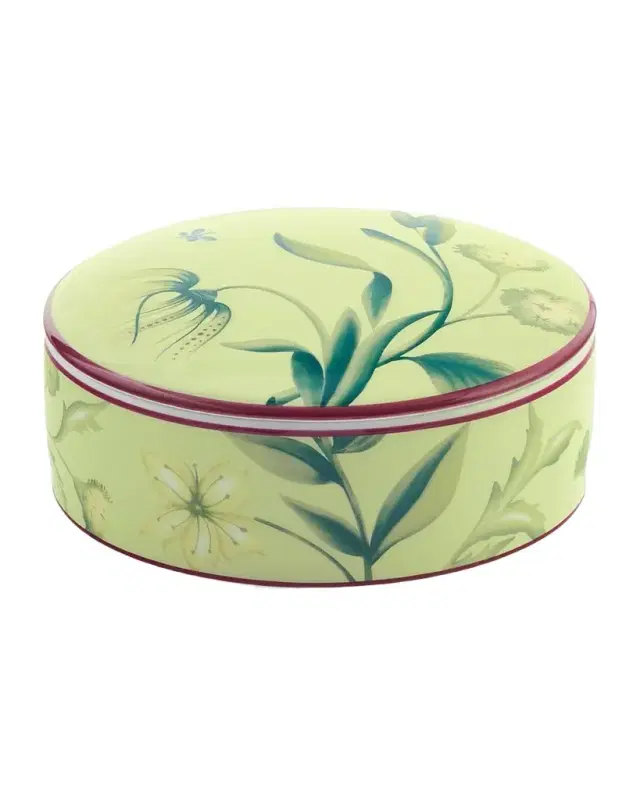GINORI 1735 Florenza Acanto Round Covered Box