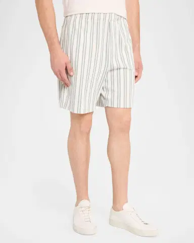 Vince Men's Jacquard Stripe Shorts | Thumbnail 4 Vince Men's Jacquard Stripe Shorts | Thumbnail 4
