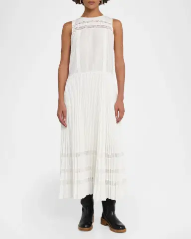 3.1 Phillip Lim Pleated A-Line Midi Dress | Thumbnail 2 3.1 Phillip Lim Pleated A-Line Midi Dress | Thumbnail 2