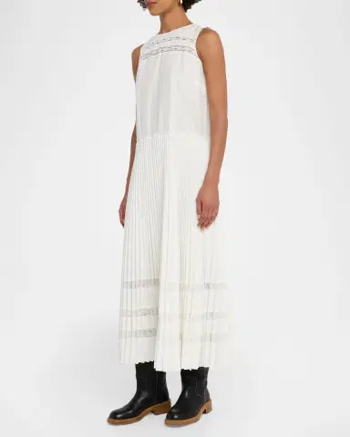 3.1 Phillip Lim Pleated A-Line Midi Dress | Thumbnail 4 3.1 Phillip Lim Pleated A-Line Midi Dress | Thumbnail 4