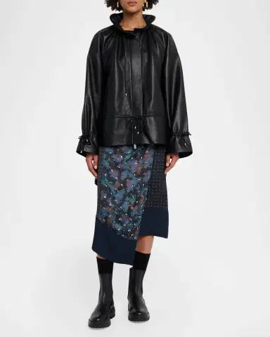 3.1 Phillip Lim Cinched Leather Jacket | Thumbnail 2