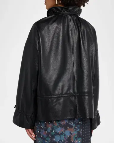 3.1 Phillip Lim Cinched Leather Jacket | Thumbnail 3
