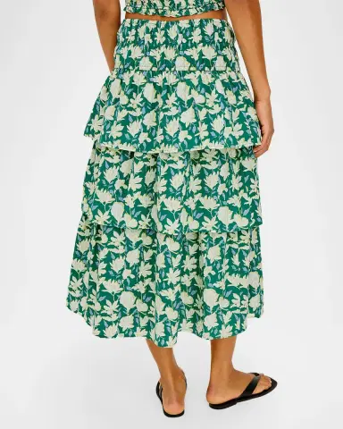 Rails Belle Floral Tiered Midi Skirt | Thumbnail 2