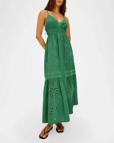 RAILS Blair Embroidered Cotton Maxi Dress | Thumbnail 6 RAILS Blair Embroidered Cotton Maxi Dress | Thumbnail 6
