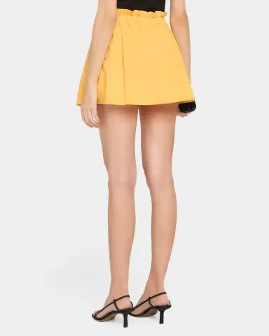 Vince Mid-Rise Cotton Mini Skirt | Thumbnail 3 Vince Mid-Rise Cotton Mini Skirt | Thumbnail 3
