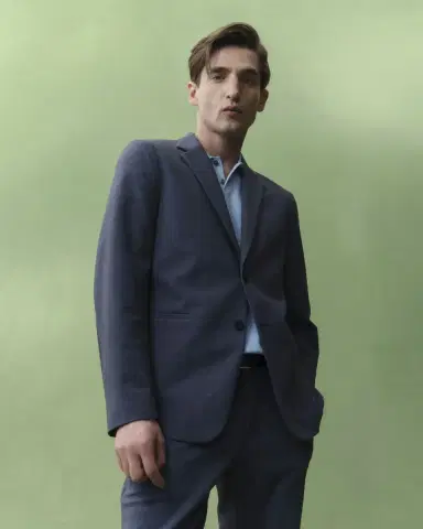 Theory Men's Sylvain Shirt in Structure Knit | Thumbnail 5 Theory Men's Sylvain Shirt in Structure Knit | Thumbnail 5
