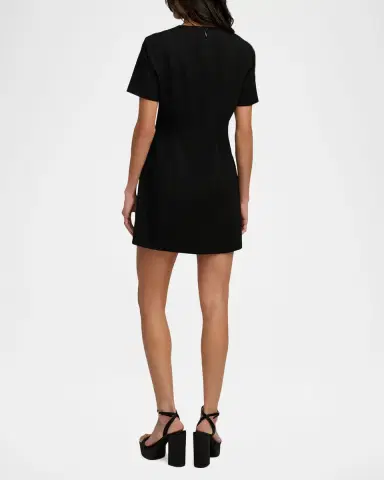 Favorite Daughter The Cherie Bow-Embellished Mini Dress | Thumbnail 3