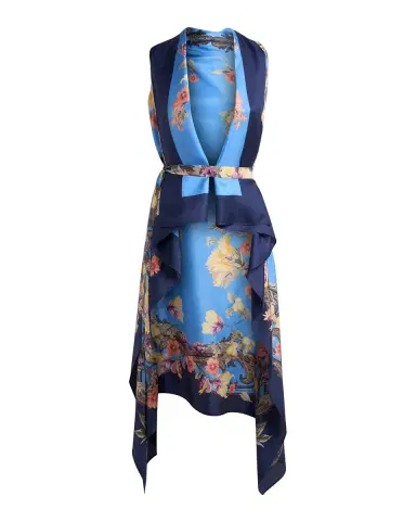 Etro Floral Silk Foulard Vest | Thumbnail 3 Etro Floral Silk Foulard Vest | Thumbnail 3