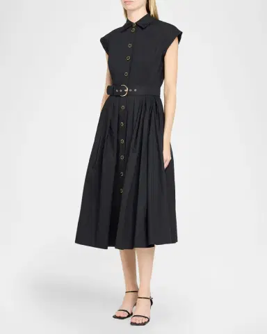 Cara Cara Octavia Floral Cap-Sleeve Dress | Thumbnail 4