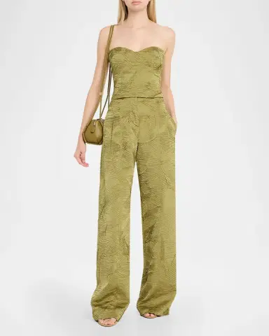 Ulla Johnson Heleen Satin Strapless Crop Top | Thumbnail 2 Ulla Johnson Heleen Satin Strapless Crop Top | Thumbnail 2