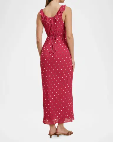 Favorite Daughter The Blossom Sleeveless Polka-Dot Dress | Thumbnail 3