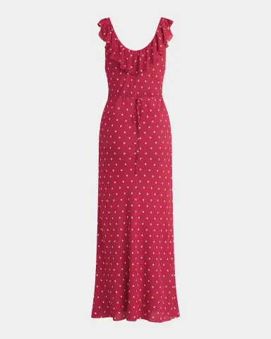 Favorite Daughter The Blossom Sleeveless Polka-Dot Dress | Thumbnail 5