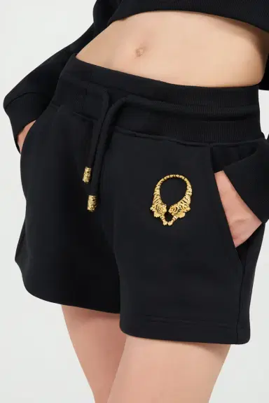 Roberto Cavalli Black Roar Shorts | Thumbnail 5 Roberto Cavalli Black Roar Shorts | Thumbnail 5