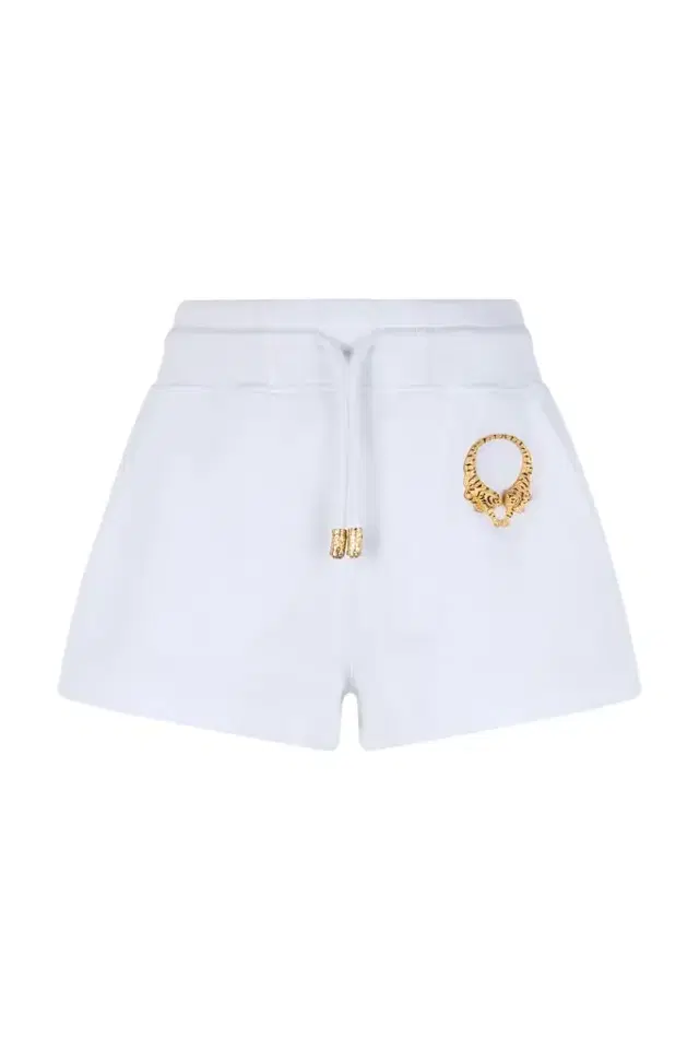 Roberto Cavalli White Roar Shorts