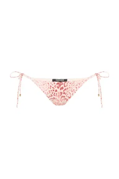 Roberto Cavalli Jaguar Pink Print Bikini Bottom | Thumbnail 1