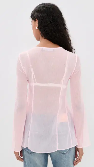 LIONESS Barely There Tie Top Bubble Gum | Thumbnail 3
