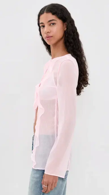 LIONESS Barely There Tie Top Bubble Gum | Thumbnail 4