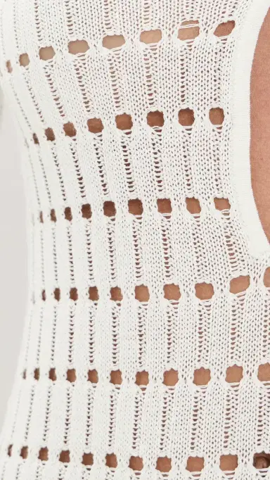 LIONESS Leisure Midi Dress Porcelain | Thumbnail 6