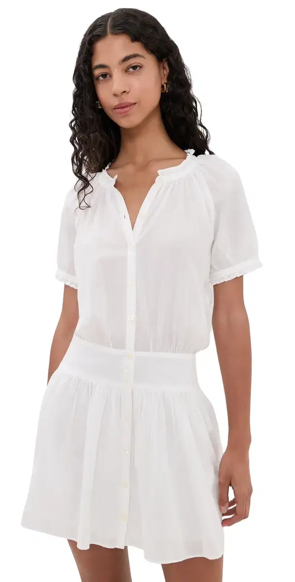 Nisha Mini Dress White