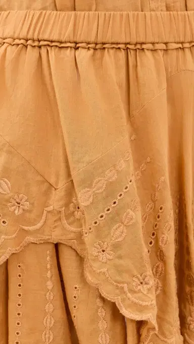 Isabel Marant Étoile Layale Mini Skort Caramel | Thumbnail 6 Isabel Marant Étoile Layale Mini Skort Caramel | Thumbnail 6