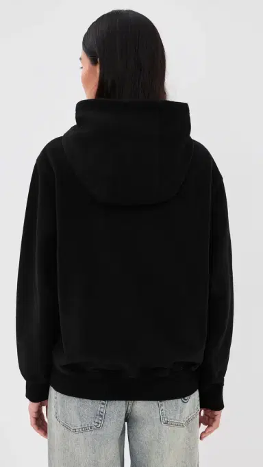 Casablanca Logo Embroidered Hooded Sweatshirt Black | Thumbnail 3 Casablanca Logo Embroidered Hooded Sweatshirt Black | Thumbnail 3