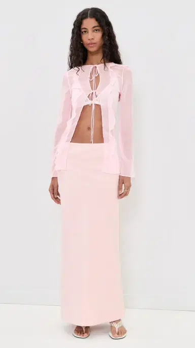 Lioness Endless Maxi Skirt Fairy Pink | Thumbnail 5