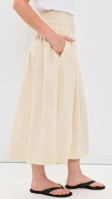 The Great. The Viola Skirt Natural | Thumbnail 4 The Great. The Viola Skirt Natural | Thumbnail 4