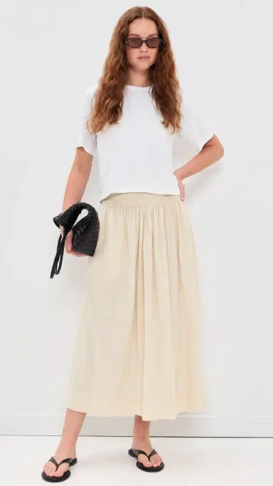 The Great. The Viola Skirt Natural | Thumbnail 5 The Great. The Viola Skirt Natural | Thumbnail 5
