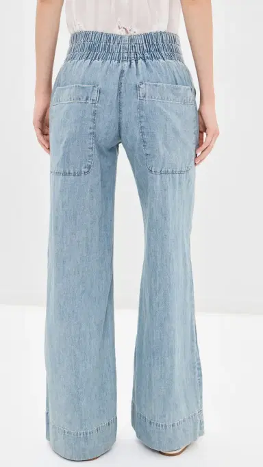 Free People Breezy Denim Pull On Jeans Dusk | Thumbnail 3 Free People Breezy Denim Pull On Jeans Dusk | Thumbnail 3