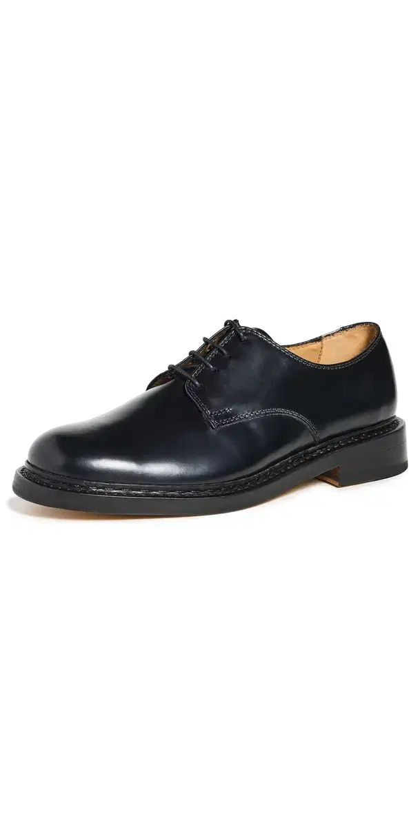 Our Legacy Uniform Parade Shoes Black Leather