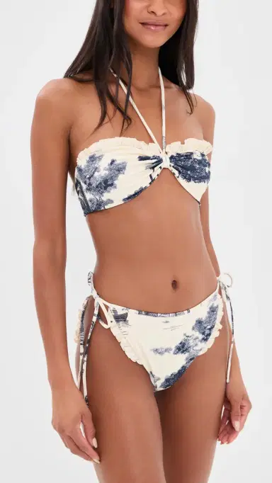 HUNTER BELL Belize Bikini Top Bermuda Toile S | Thumbnail 5