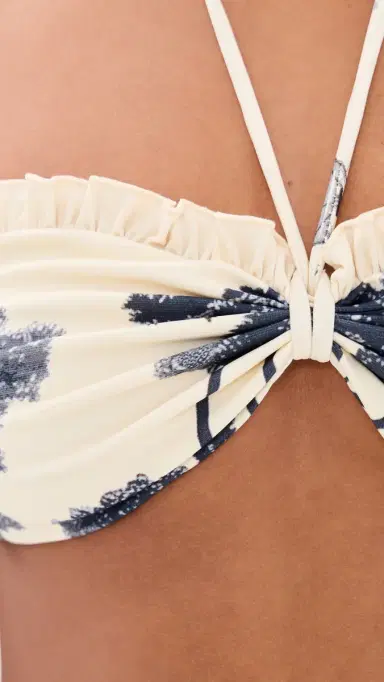 HUNTER BELL Belize Bikini Top Bermuda Toile S | Thumbnail 6