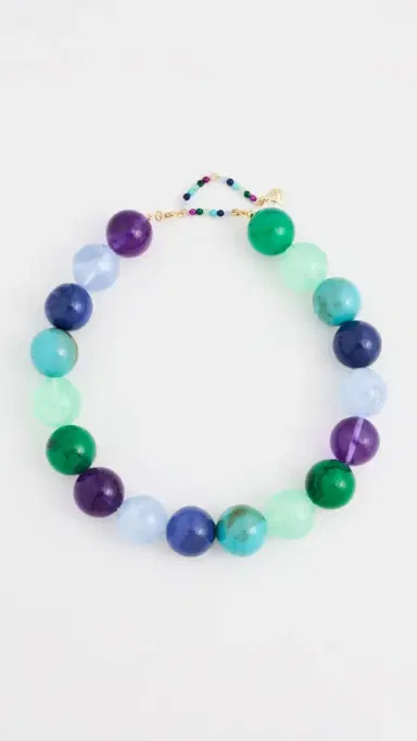 BaubleBar Jane Beaded Necklace Blue | Thumbnail 2 BaubleBar Jane Beaded Necklace Blue | Thumbnail 2