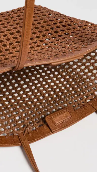Madewell Caning Market Tote Toasted Coconut One Size | Thumbnail 6