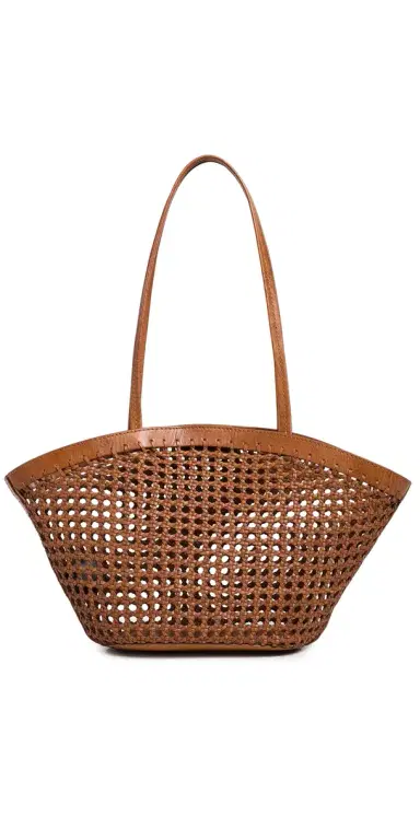 Madewell Caning Market Tote Toasted Coconut One Size | Thumbnail 1