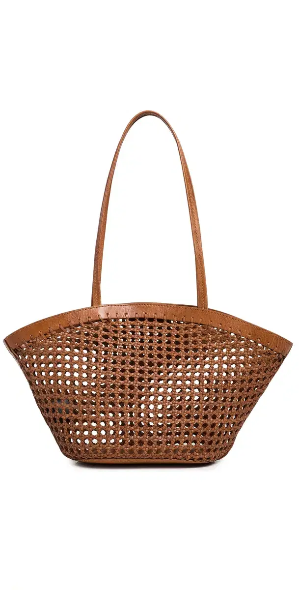 Madewell Caning Market Tote Toasted Coconut One Size