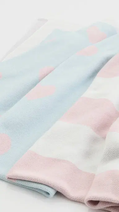 LoveShackFancy American Flag Blanket Weathered Rose One Size | Thumbnail 5