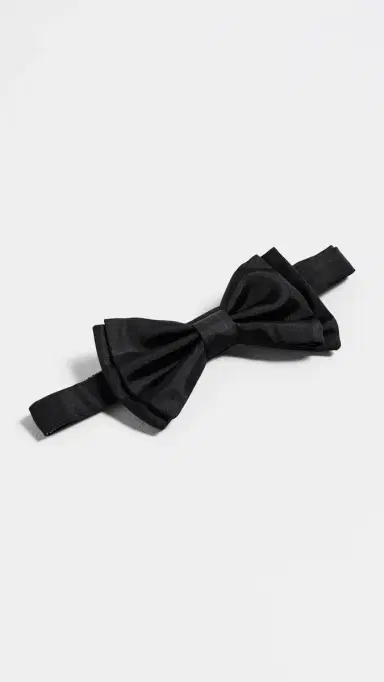 BOSS Silk Jacquard Bow Tie Black One Size | Thumbnail 2 BOSS Silk Jacquard Bow Tie Black One Size | Thumbnail 2