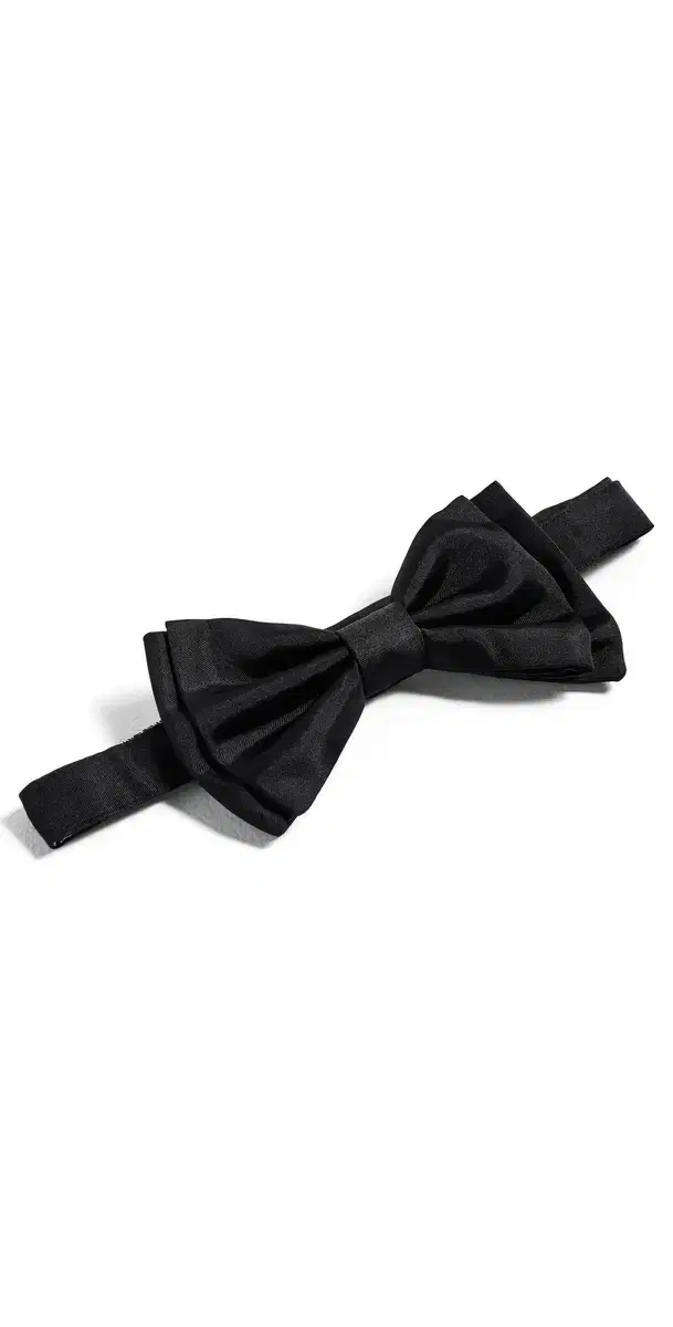BOSS Silk Jacquard Bow Tie Black One Size