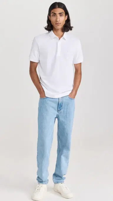 Lacoste Stretch Cotton Paris Polo White M | Thumbnail 5