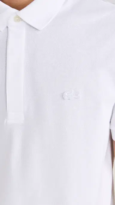 Lacoste Stretch Cotton Paris Polo White M | Thumbnail 6