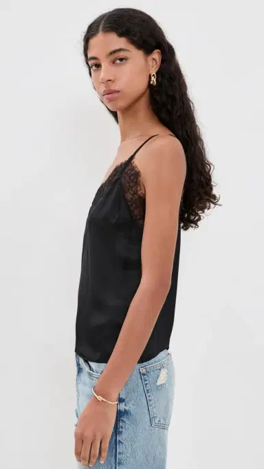 Anine Bing Mael Camisole Black | Thumbnail 4