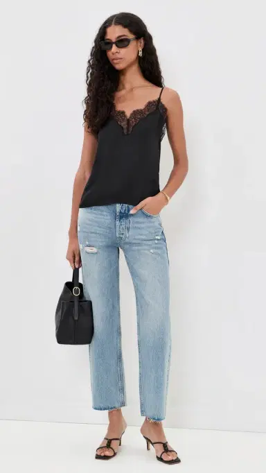 Anine Bing Mael Camisole Black | Thumbnail 5