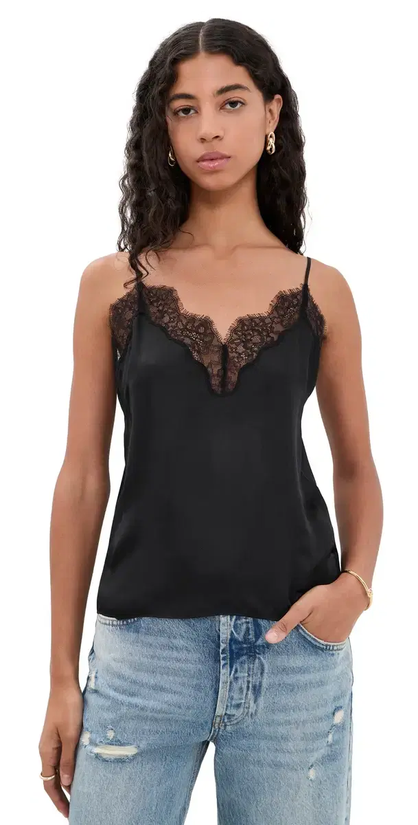 ANINE BING ael Camisole Black