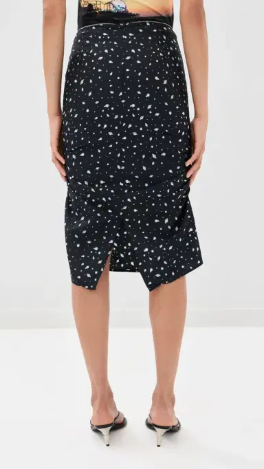 Meryll Rogge Side Drape Slip Skirt | Thumbnail 3