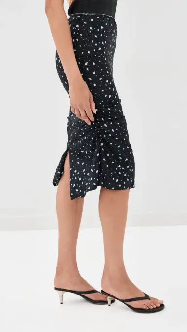 Meryll Rogge Side Drape Slip Skirt | Thumbnail 4