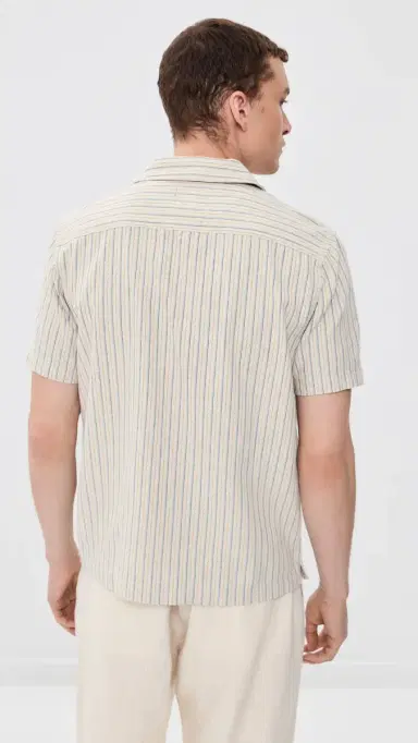 RAILS Ely Camp hirt Ecru Multi tripe | Thumbnail 3 RAILS Ely Camp hirt Ecru Multi tripe | Thumbnail 3