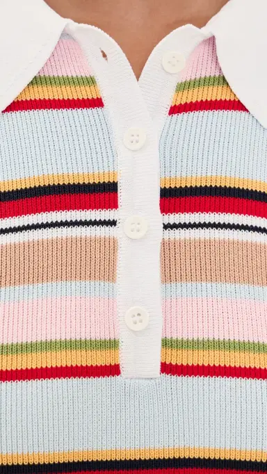 Rowing Blazers Halter Polo Tank Top Multi-Color S | Thumbnail 6