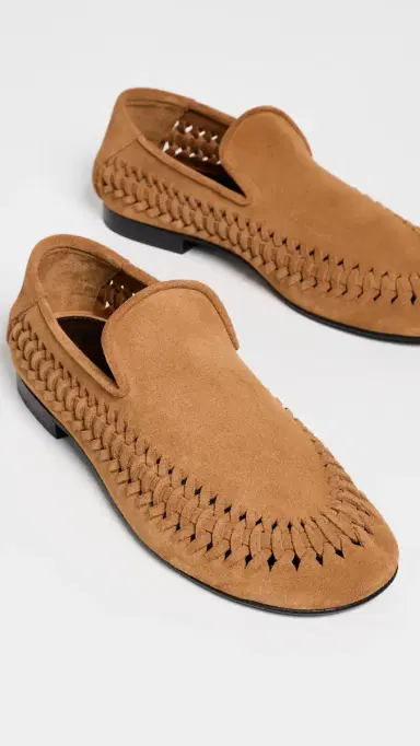 Proenza Schouler Whip Loafers In Calfsuede Desert | Thumbnail 5